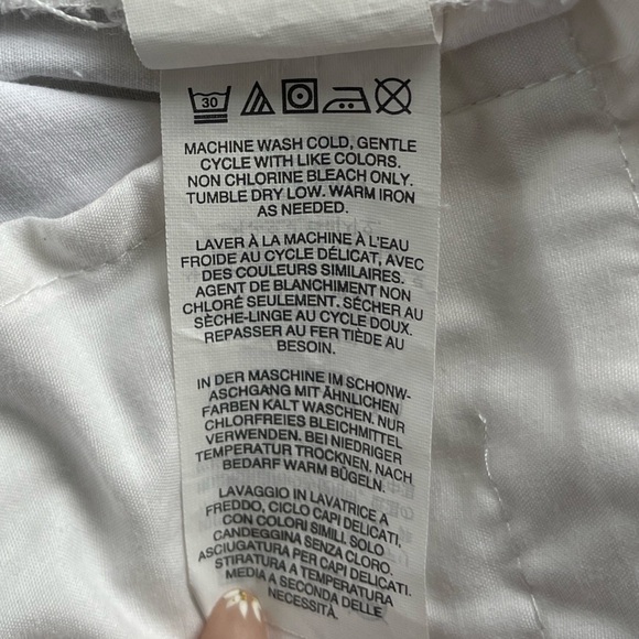 J. Crew White Bermuda Chino Short 10” - Size 4 - Picture 10 of 12